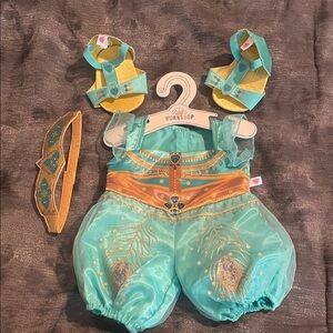 Build A Bear Jasmine outfit with shoes and headband